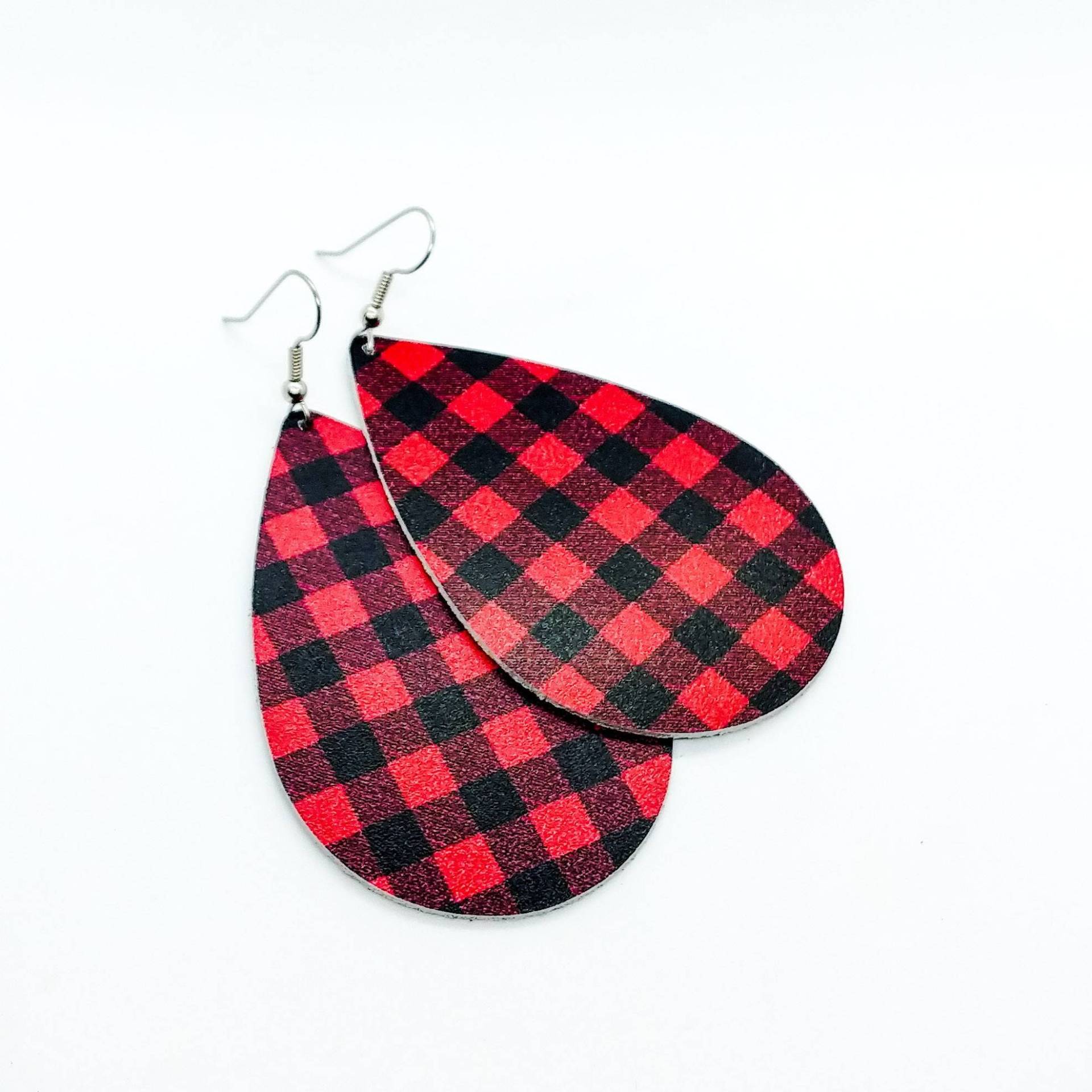 Leder Ohrringe Mini Rot Und Schwarz Büffel Kariert Limitiert Handgemacht Von Hammered Love Letters Leder Ohrringe Mini Rot Und Schwarz Büffel Kariert Limitiert Handgemacht Von Hammered Love Letters von HammeredLoveLetters