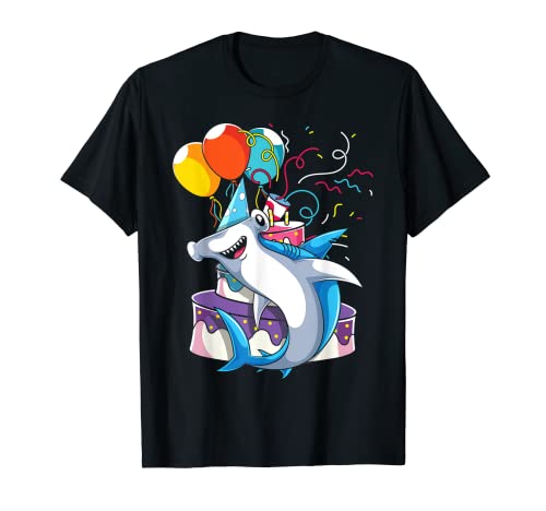 Ozean Tier Hai Kinder Geburtstag Meerestier Hammerhai T-Shirt Ozean Tier Hai Kinder Geburtstag Meerestier Hammerhai T-Shirt von Hammerhai Geschenke