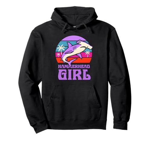 Hammerhead Girl Cute Damen Ocean Shark Surf Pullover Hoodie Hammerhead Girl Cute Damen Ocean Shark Surf Pullover Hoodie von Hammerhead Harmony - Surf's Up Shark Apparel