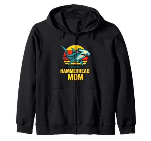 Hammerhead Mom Cute Surfs Up Damen Ocean Kapuzenjacke Hammerhead Mom Cute Surfs Up Damen Ocean Kapuzenjacke von Hammerhead Harmony - Surf's Up Shark Apparel