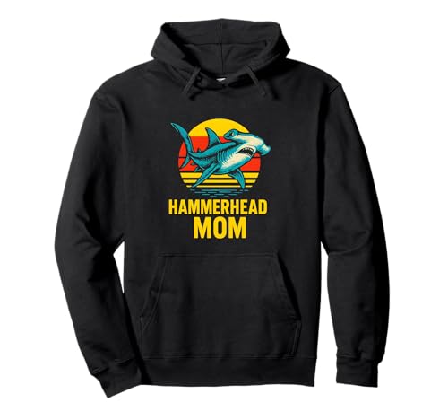 Hammerhead Mom Cute Surfs Up Damen Ocean Pullover Hoodie Hammerhead Mom Cute Surfs Up Damen Ocean Pullover Hoodie von Hammerhead Harmony - Surf's Up Shark Apparel