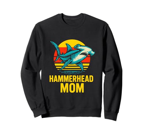 Hammerhead Mom Cute Surfs Up Damen Ocean Sweatshirt Hammerhead Mom Cute Surfs Up Damen Ocean Sweatshirt von Hammerhead Harmony - Surf's Up Shark Apparel