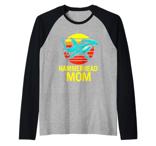 Hammerhead Mom Surfs Up Damen Ocean Raglan Hammerhead Mom Surfs Up Damen Ocean Raglan von Hammerhead Harmony - Surf's Up Shark Apparel
