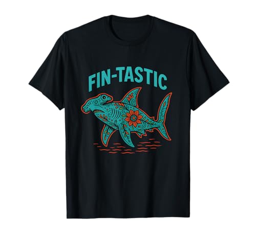 Hammerhead Shark Fin-tastic Surf's Up Kids Ocean T-Shirt Hammerhead Shark Fin-tastic Surf's Up Kids Ocean T-Shirt von Hammerhead Harmony - Surf's Up Shark Apparel