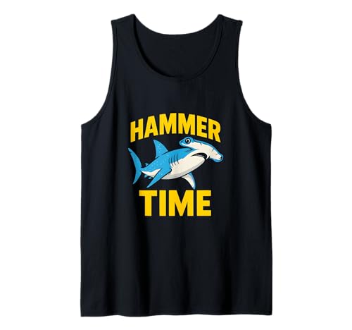 Hammerhead Shark Hammer Time Retro Herren Surf Tank Top Hammerhead Shark Hammer Time Retro Herren Surf Tank Top von Hammerhead Harmony - Surf's Up Shark Apparel