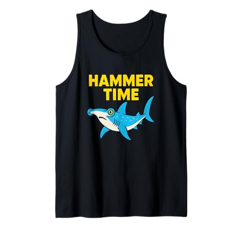 Hammerhead Shark Hammer Time Retro Herren Surf Tank Top Hammerhead Shark Hammer Time Retro Herren Surf Tank Top von Hammerhead Harmony - Surf's Up Shark Apparel