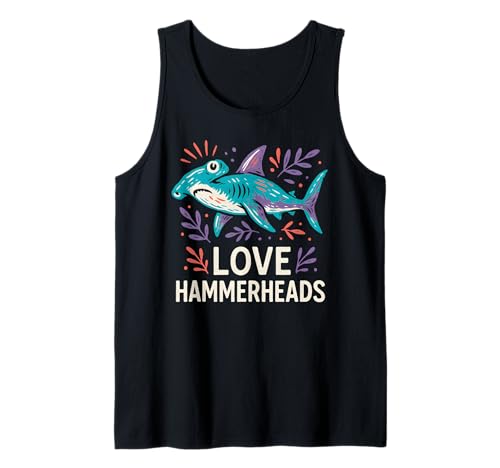 Hammerhead Shark Love Cute Damen Surf Tank Top Hammerhead Shark Love Cute Damen Surf Tank Top von Hammerhead Harmony - Surf's Up Shark Apparel