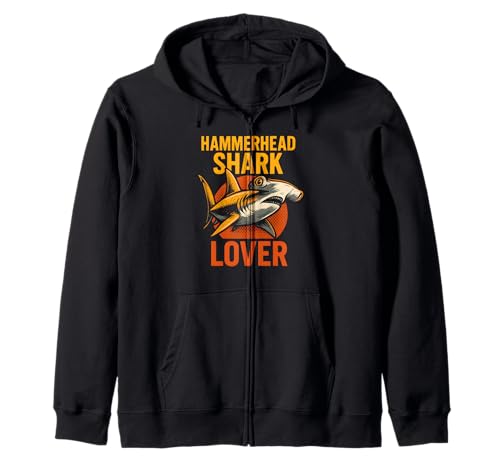 Hammerhead Shark Lover Retro Herren Surf Kapuzenjacke Hammerhead Shark Lover Retro Herren Surf Kapuzenjacke von Hammerhead Harmony - Surf's Up Shark Apparel