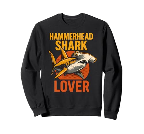 Hammerhead Shark Lover Retro Herren Surf Sweatshirt Hammerhead Shark Lover Retro Herren Surf Sweatshirt von Hammerhead Harmony - Surf's Up Shark Apparel
