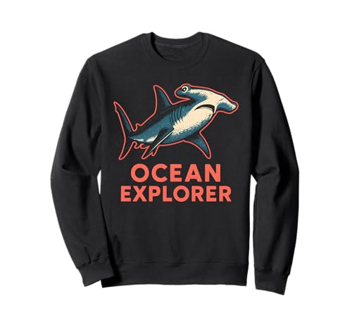 Hammerhead Shark Ocean Explorer Surf's Up Herren Beach Sweatshirt Hammerhead Shark Ocean Explorer Surf's Up Herren Beach Sweatshirt von Hammerhead Harmony - Surf's Up Shark Apparel