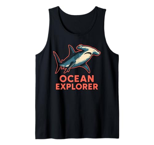Hammerhead Shark Ocean Explorer Surf's Up Herren Beach Tank Top Hammerhead Shark Ocean Explorer Surf's Up Herren Beach Tank Top von Hammerhead Harmony - Surf's Up Shark Apparel