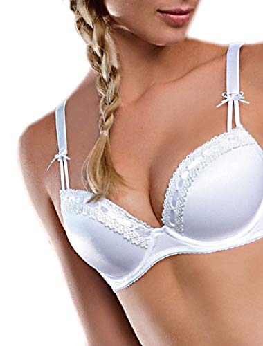 Hammerschmid Dirndl BH Dirndl Push Up 97301 weiß Büstenhalter Tracht Oktoberfest Wiesn 70-D von Hammerschmid