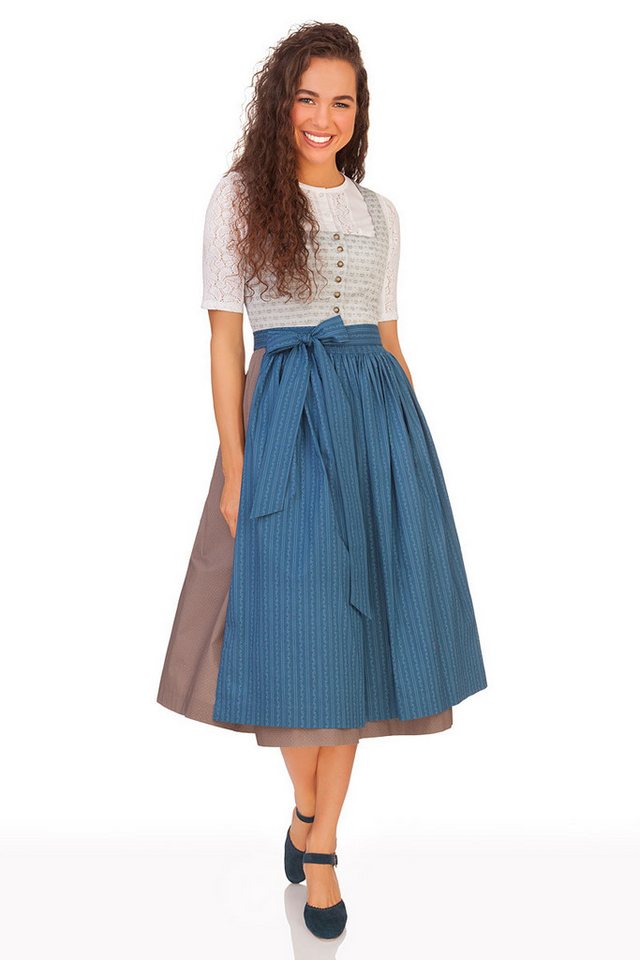 Hammerschmid Dirndl Dirndl lang 2tlg. - CHIEMSEE - blau von Hammerschmid