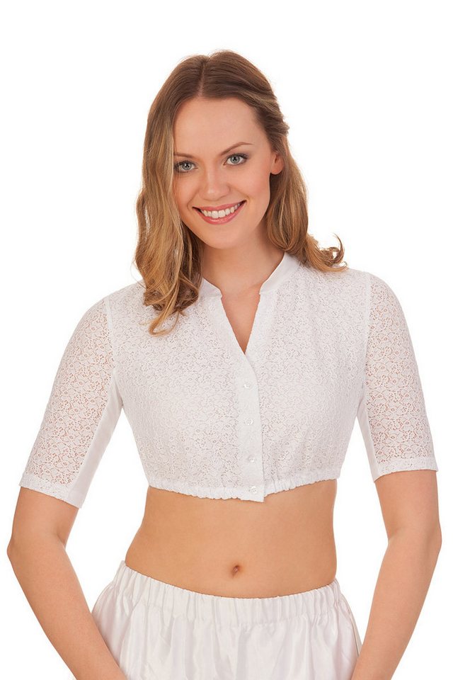 Hammerschmid Dirndlbluse Dirndlbluse - ANITA - weiß von Hammerschmid
