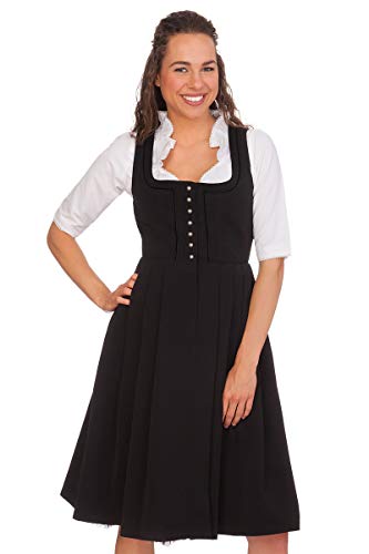 Midi Dirndl 1tlg. - ETRACHSEE - schwarz Midi Dirndl 1tlg. - ETRACHSEE - schwarz von Hammerschmid