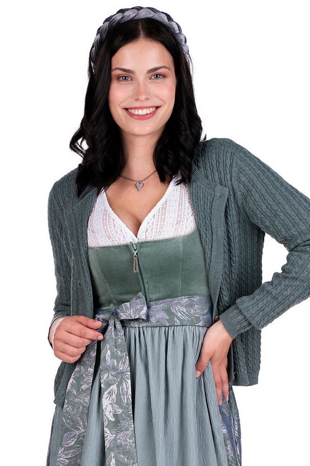 Hammerschmid Trachtenjacke Trachten Strickjacke - REIT - retro türkis von Hammerschmid