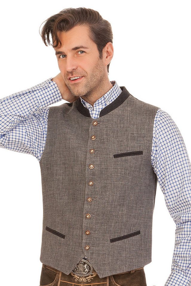 Hammerschmid Trachtenweste Trachtenweste - ERICH - grau von Hammerschmid