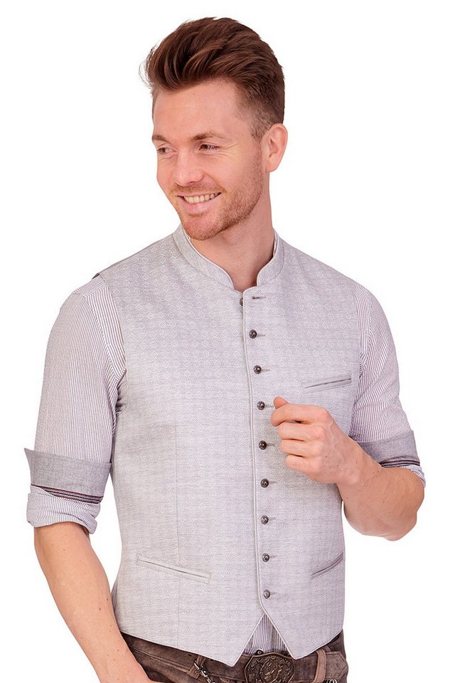 Hammerschmid Trachtenweste Trachtenweste - HARRY - silbergrau von Hammerschmid