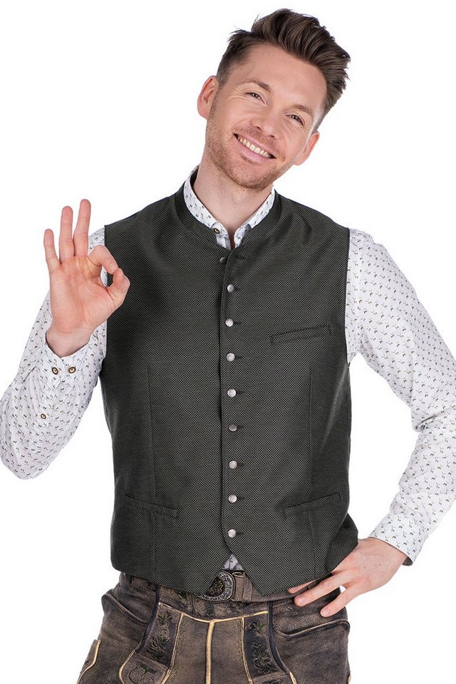 Hammerschmid Trachtenweste Trachtenweste - KORBINIAN - oliv von Hammerschmid