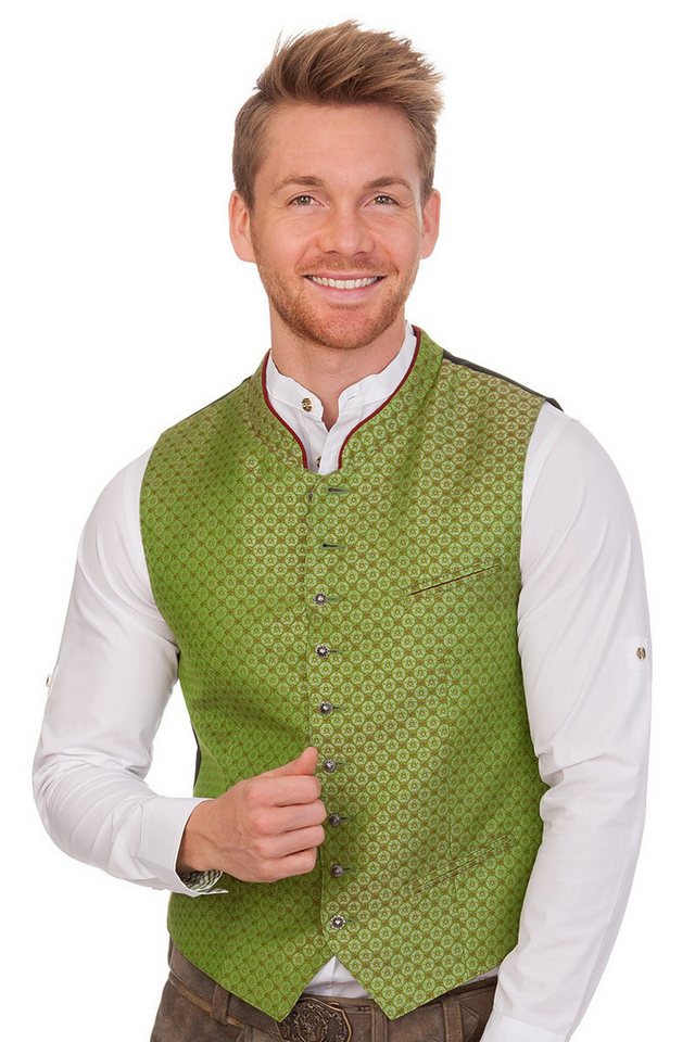 Hammerschmid Trachtenweste Trachtenweste - PATRICK - eisblau, schilf von Hammerschmid