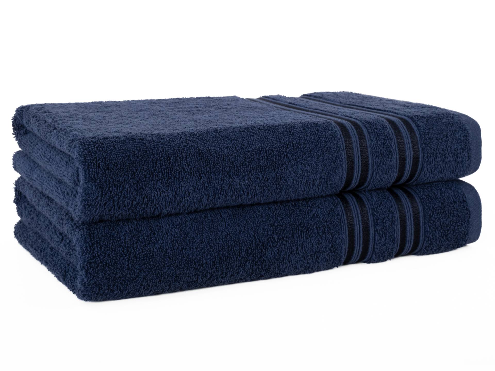 HAMMETEX Duschtuch "2er Set Badetücher 70x140 cm, 100% Baumwolle, Weich & Saugstark", (Set, 2 St., 2), mit Bordüre, einfarbig, weich von Hammetex