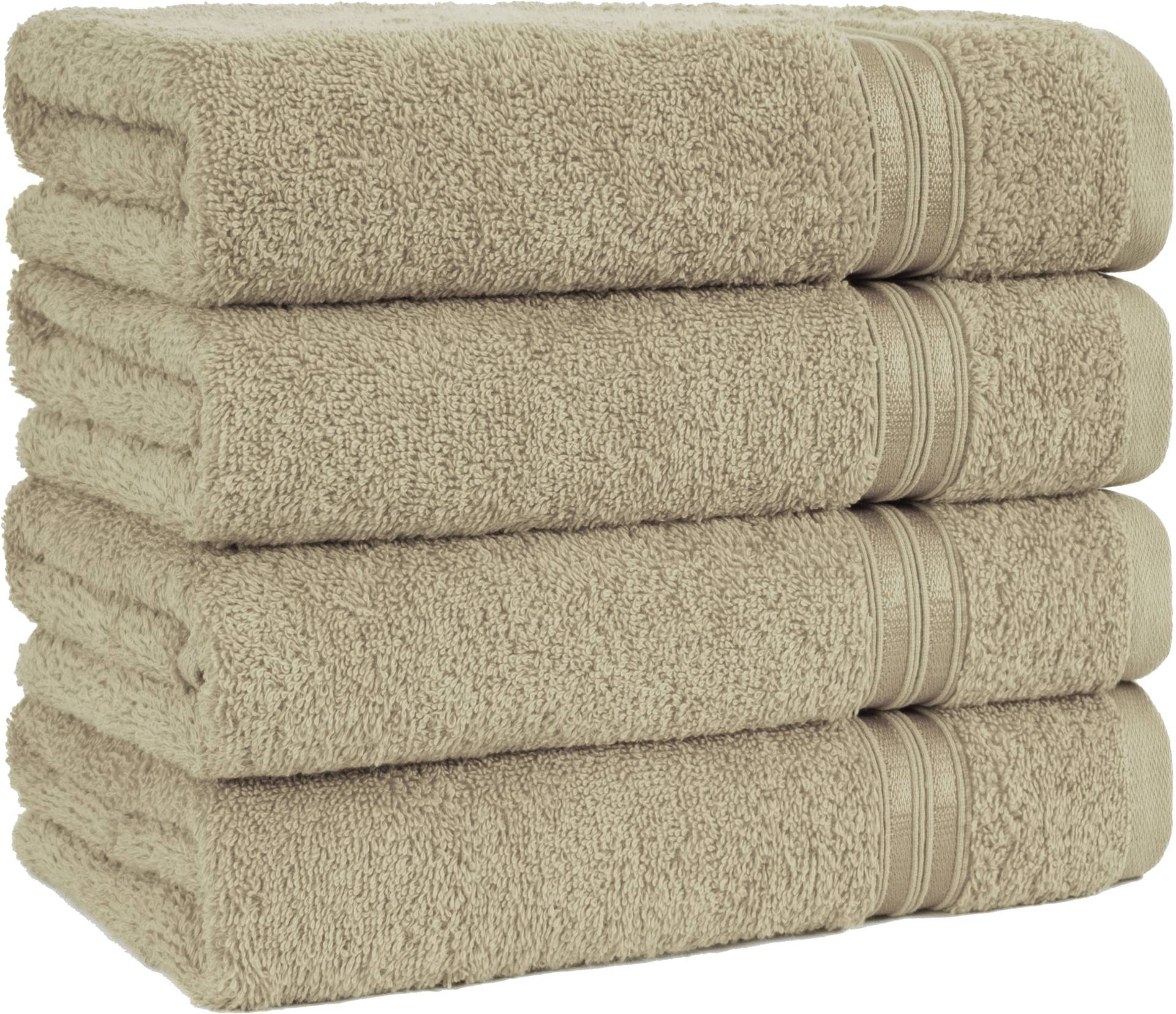 HAMMETEX Handtuch Set "4er Set Handtücher 50x100 cm, 100% Baumwolle, Weich & Saugstark" von Hammetex