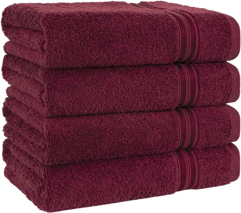 HAMMETEX Handtuch Set "4er Set Handtücher 50x100 cm, 100% Baumwolle, Weich & Saugstark" von Hammetex