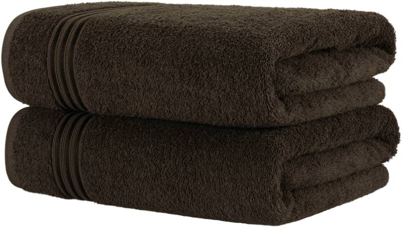 HAMMETEX Saunatuch "Hammetex 2er Set extra große Saunatücher" 100% Baumwolle – Weich & Saugfähig – Luxuriöse Große Spa-Badetücher von Hammetex