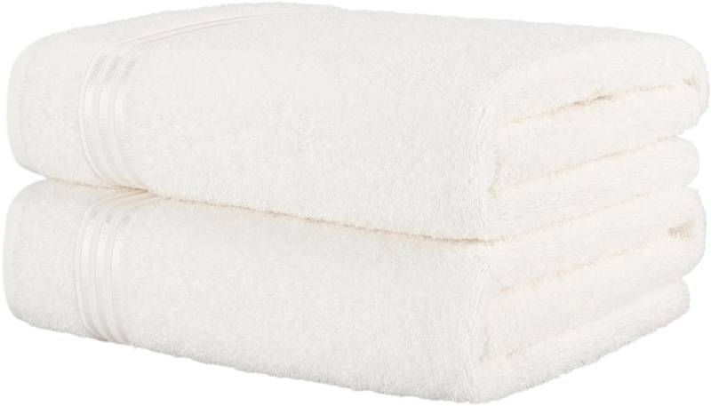 HAMMETEX Saunatuch "Hammetex 2er Set extra große Saunatücher" 100% Baumwolle – Weich & Saugfähig – Luxuriöse Große Spa-Badetücher von Hammetex