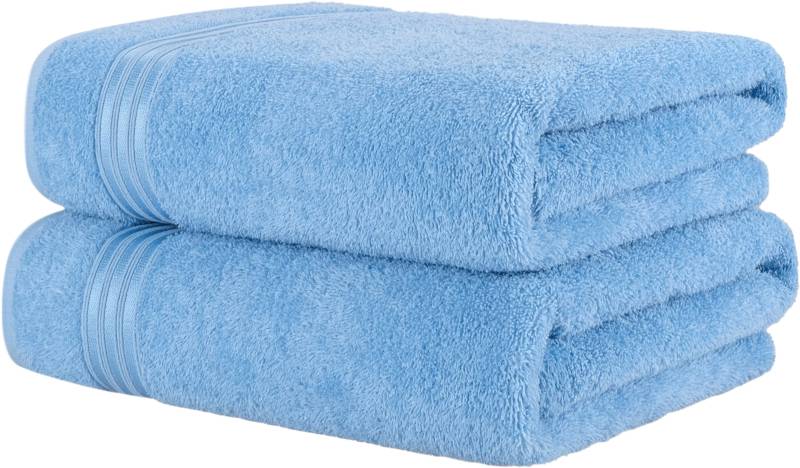 HAMMETEX Saunatuch "Hammetex 2er Set extra große Saunatücher", (Packung, 2 St., 80x200 Saunatücher), 100% Baumwolle – Weich & Saugfähig – Luxuriöse Große Spa-Badetücher von Hammetex