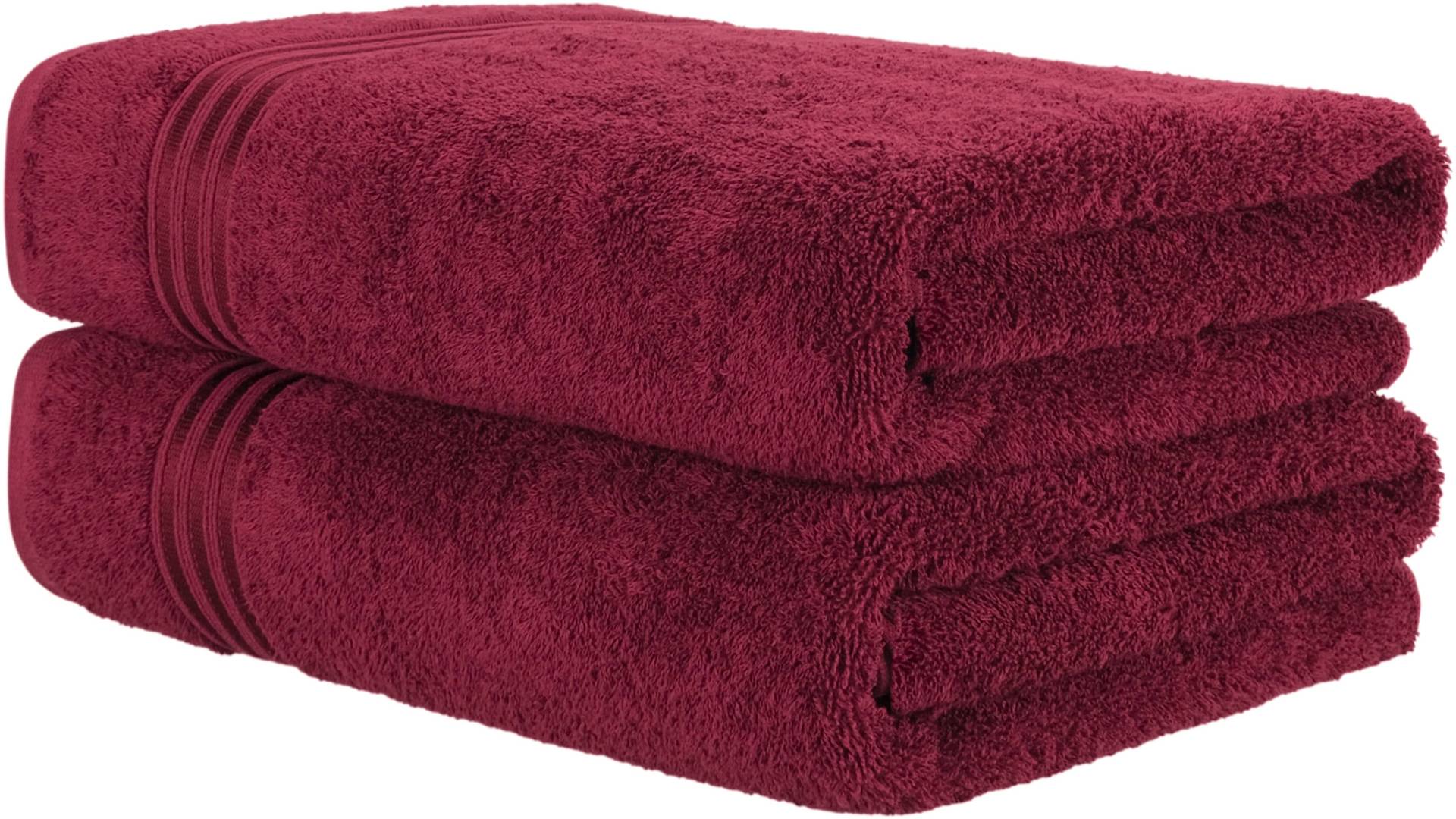 HAMMETEX Saunatuch "Hammetex 2er Set extra große Saunatücher" 100% Baumwolle – Weich & Saugfähig – Luxuriöse Große Spa-Badetücher von Hammetex