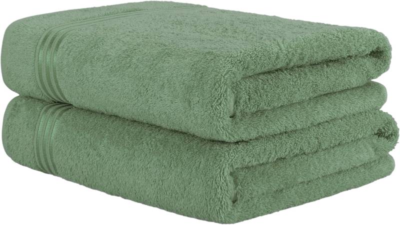 HAMMETEX Saunatuch "Hammetex 2er Set extra große Saunatücher" 100% Baumwolle – Weich & Saugfähig – Luxuriöse Große Spa-Badetücher von Hammetex