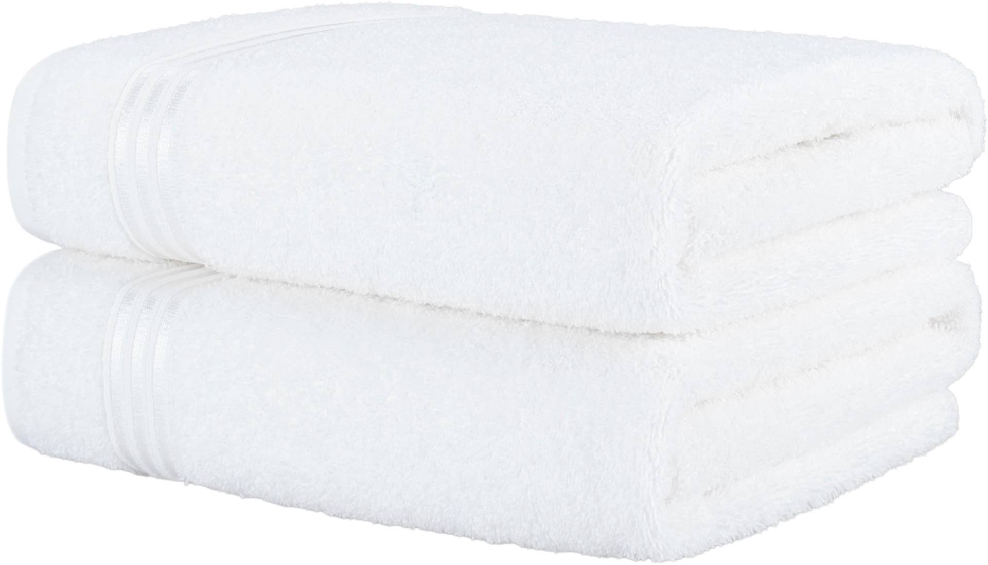 HAMMETEX Saunatuch "Hammetex 2er Set extra große Saunatücher" 100% Baumwolle – Weich & Saugfähig – Luxuriöse Große Spa-Badetücher von Hammetex