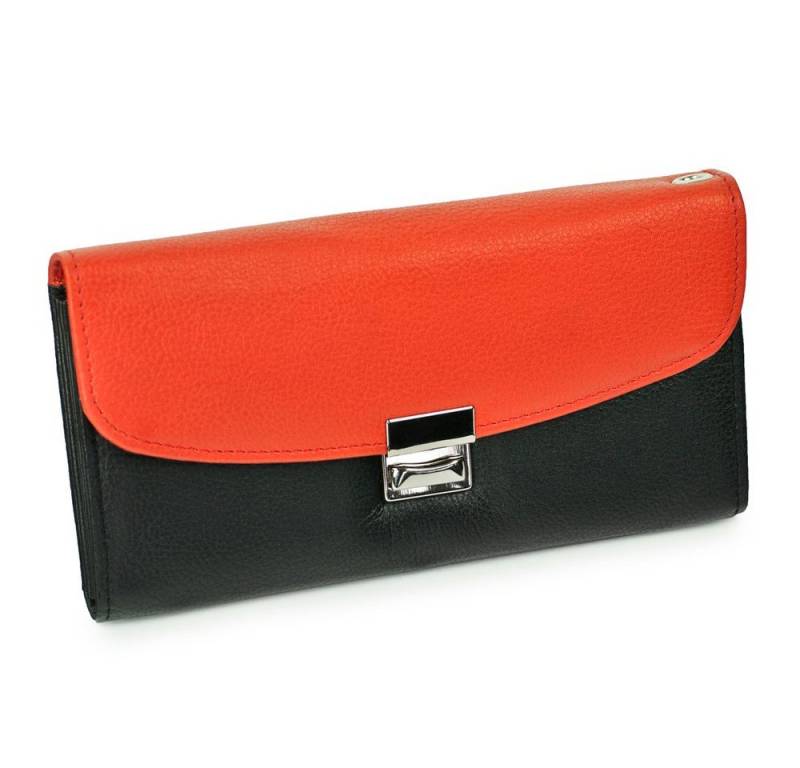 Hamosons Kellnerbörse Profi Kellnerbörse / Kellnergeldbeutel Schwarz mit Orange, Hamosons von Hamosons