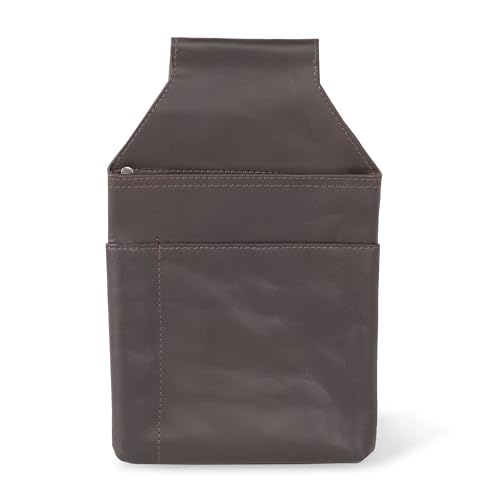 Profi Kellnerbörse, Kellnergeldbeutel, Kellnergeldbörse, Taxi Geldbörse, Kellnerholster, Kellnerhalfter - Jahn-Lederwaren (Kellnerholster, Coffee-Brown) von Hamosons