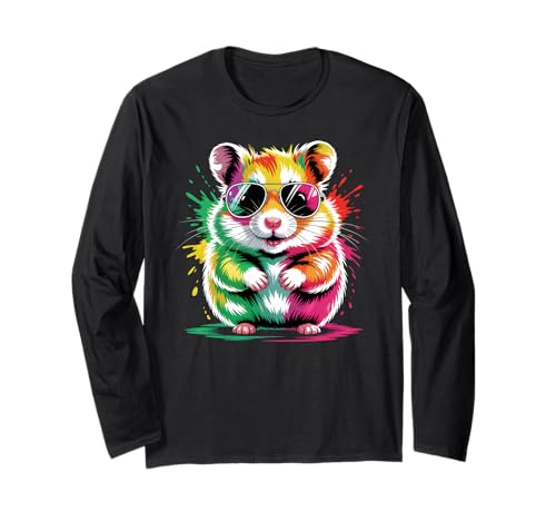 Kolibri Blumen Blumenkunst Vögel Liebhaber für Männer Frauen Langarmshirt Kolibri Blumen Blumenkunst Vögel Liebhaber für Männer Frauen Langarmshirt von Hamster Clothes Colorful Watercolor Apparel Kids