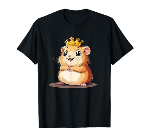 Lustiges Hamster-Outfit mit Krone für Jungen und Mädchen T-Shirt Lustiges Hamster-Outfit mit Krone für Jungen und Mädchen T-Shirt von Hamster King