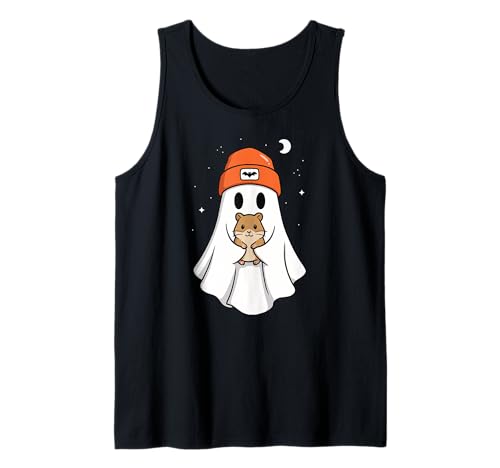 Geister-Hamster Halloween Tierliebhaber Beenie Hut Jungen Mädchen Tank Top Geister-Hamster Halloween Tierliebhaber Beenie Hut Jungen Mädchen Tank Top von HamsterAxis1