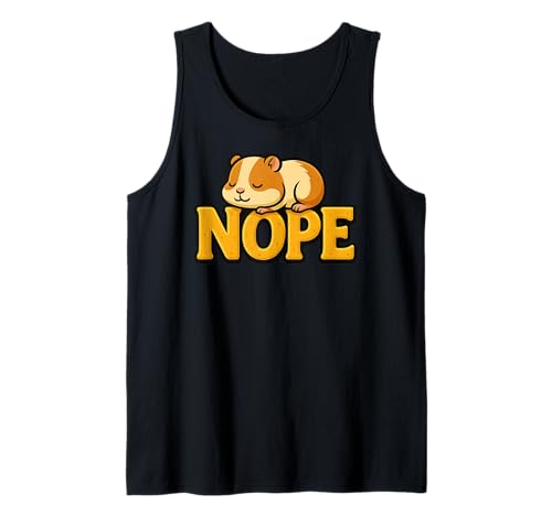 Lustiger Hamster Nope Lazy Animal Lover Jungen Mädchen Kinder Tank Top von HamsterAxis1
