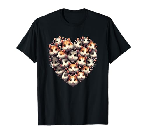 Hamster lieben das Herz von Hamster-Haustieren, Kinder T-Shirt Hamster lieben das Herz von Hamster-Haustieren, Kinder T-Shirt von Hamsters Artwork Co von MNI