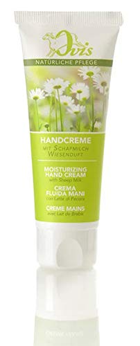 Ovis pflegende Handcreme mit Schafmilch Wiesenduft ohne Silikone Parabene Mineralöle 75g von HanSen Ovis GmbH