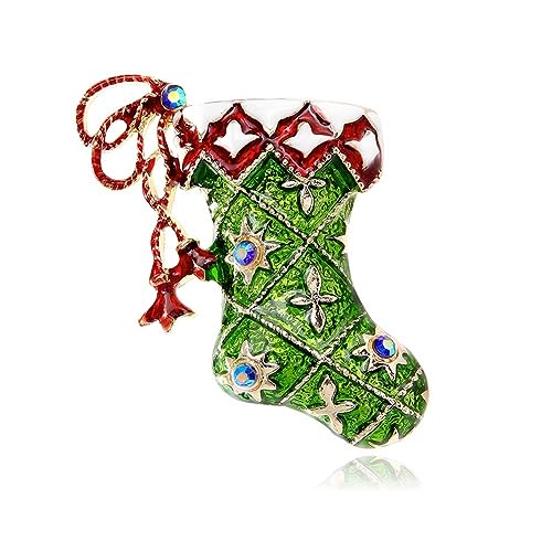 Hanabitx Weihnachts-Brosche, Anstecknadeln, Broschen, Weihnachten, Urlaub, Party, Geschenke für Frauen, Mädchen, Kinder, Metall Hanabitx Weihnachts-Brosche, Anstecknadeln, Broschen, Weihnachten, Urlaub, Party, Geschenke für Frauen, Mädchen, Kinder, Metall von Hanabitx