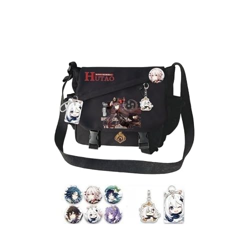 1 x Genshin Impact Schultertasche mit Spielfiguren, Segeltuch, Kuriertasche für Fans, Stil 1, ONE SIZE 1 x Genshin Impact Schultertasche mit Spielfiguren, Segeltuch, Kuriertasche für Fans, Stil 1, ONE SIZE von Hanaiette