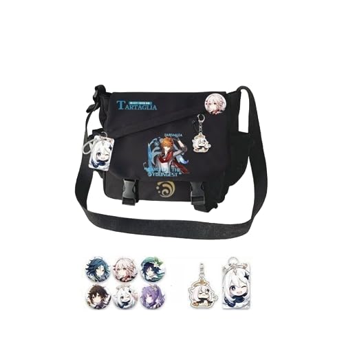 1 x Genshin Impact Schultertasche mit Spielfiguren, Segeltuch, Kuriertasche für Fans, Stil 6, ONE SIZE 1 x Genshin Impact Schultertasche mit Spielfiguren, Segeltuch, Kuriertasche für Fans, Stil 6, ONE SIZE von Hanaiette