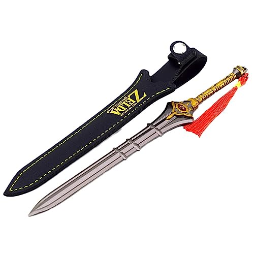 1 x Schild Schwert Speer Modell Schlüsselanhänger mit Ständer, Stil 18, Einheitsgröße von Hanaiette