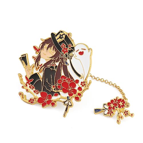 1 x Genshin Impact Character Metallabzeichen Anime ist geeignet für Cos, Sammlung, Metall von Hanaiette