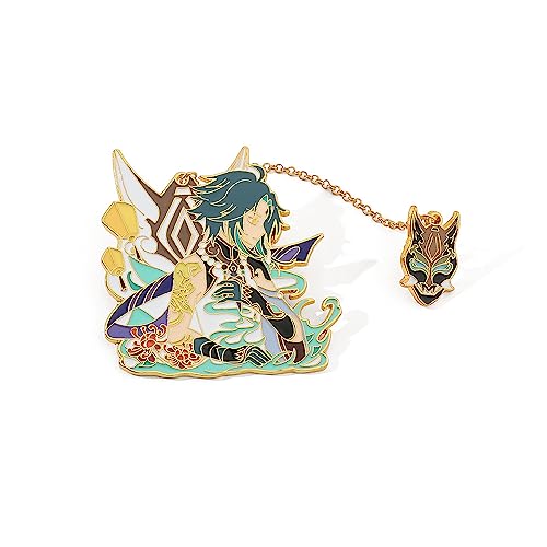 1 x Genshin Impact Character Metallabzeichen Anime ist geeignet für Cos, Sammlung, Metall von Hanaiette