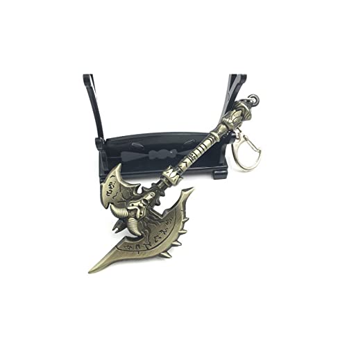 Hanaiette 1 x Waffenmodell-Schlüsselanhänger aus Legierung für World of Warcraft mit Waffenhalterung, Stil 1, Einheitsgröße von Hanaiette