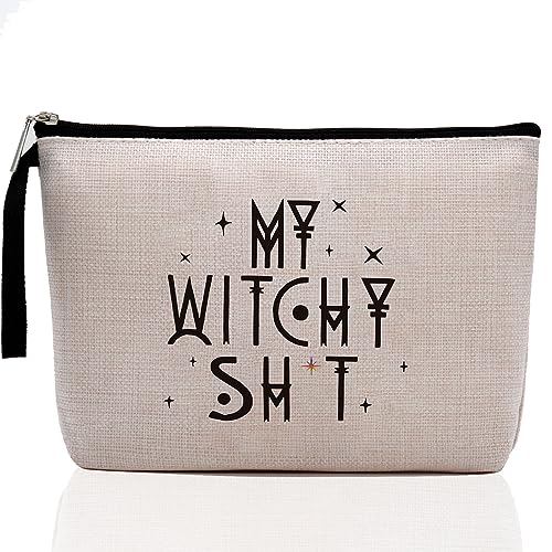 Witch Stuff Hexerei Tasche Halloween Geburtstagsgeschenke für Hexerei Liebhaber Frauen Ihr Mädchen Freunde Tarotkarten für Anfänger Hexenzucht Schwester Lustige Hexe Hexe Geschenke - My Witchy Sht, von Hanamiya Na