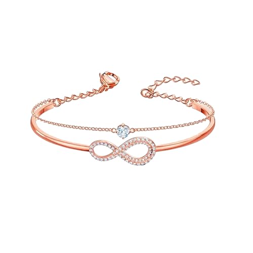 Hanaoops Armband für Damen Unendliche Liebe Symbol Armbänder 925 Sterling Silber/Rosegold Unendlichkeit Symbol Infinity Zirkonia Feine Armband Verstellbar Freundschaft Armkette Geschenk für Frauen Hanaoops Armband für Damen Unendliche Liebe Symbol Armbänder 925 Sterling Silber/Rosegold Unendlichkeit Symbol Infinity Zirkonia Feine Armband Verstellbar Freundschaft Armkette Geschenk für Frauen von Hanaoops